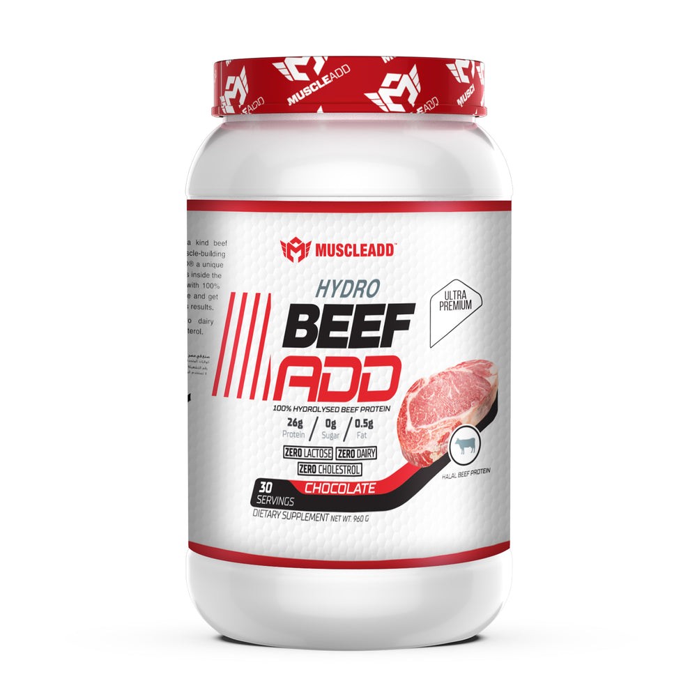 Hydro Beef Add 100% Hydrolyzed Beef Protein-30Serv.-960g