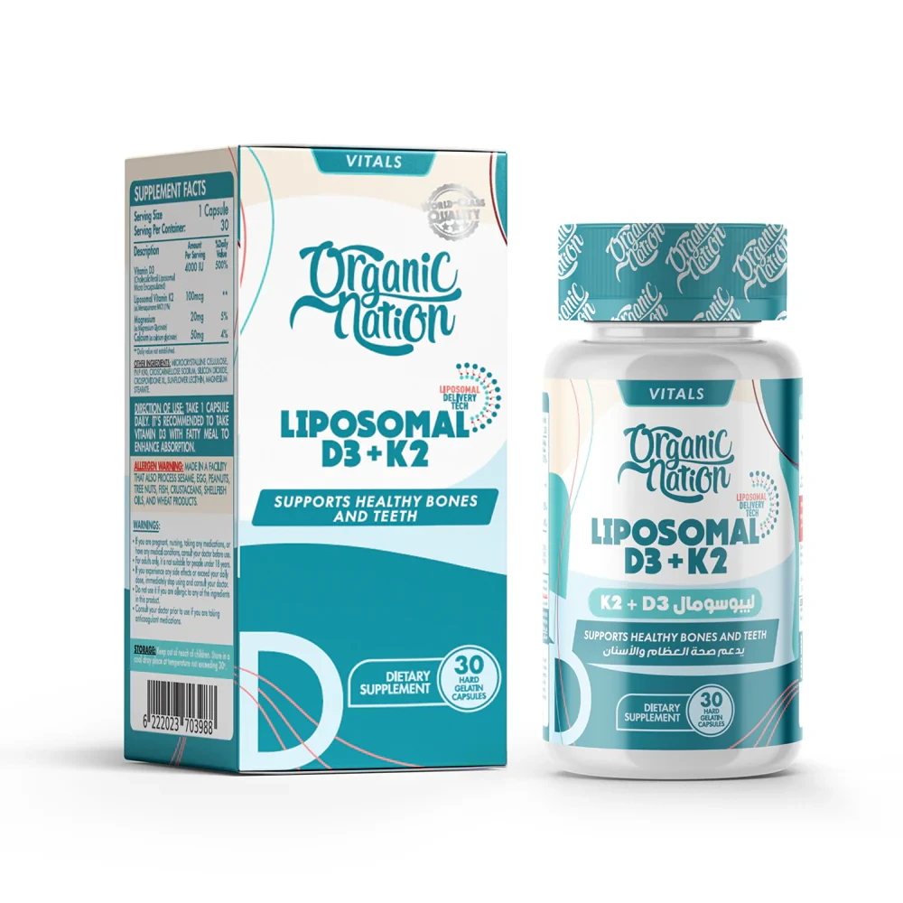 Organic Nation Liposomal D3+K2