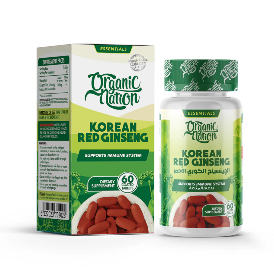Organic Nation Korean Red Ginseng