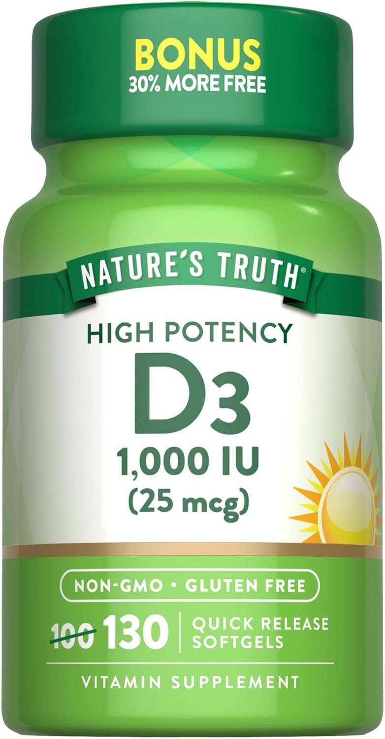Nature’s Truth Vitamin D3 is