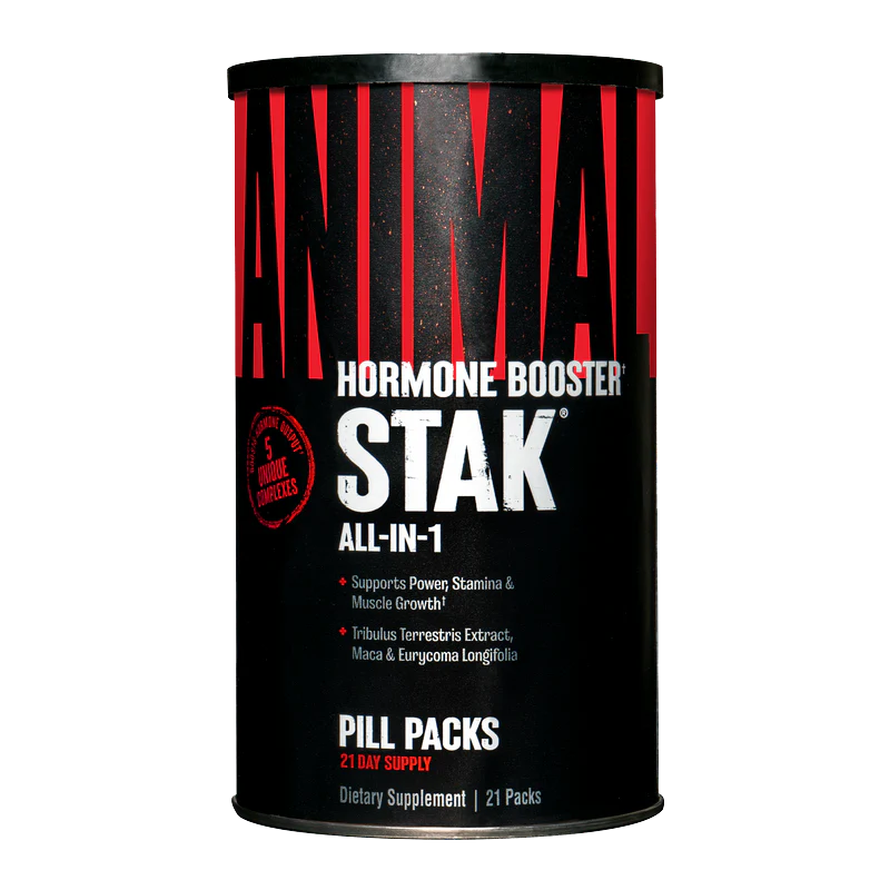 Animal, Stak, Hormone Booster, All-In-1 Pill Packs, 21 Packs