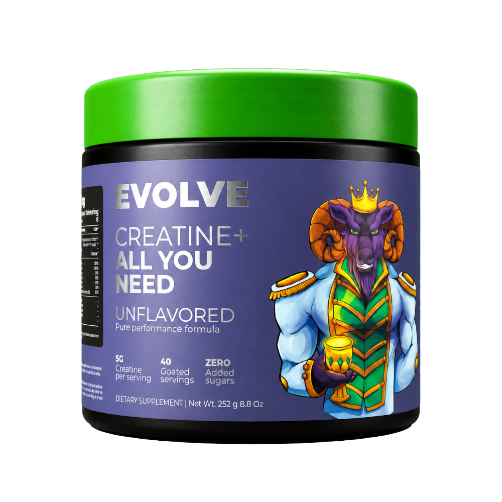 EVOLVE, Creatine + All You Need, 252g, 40 Servings