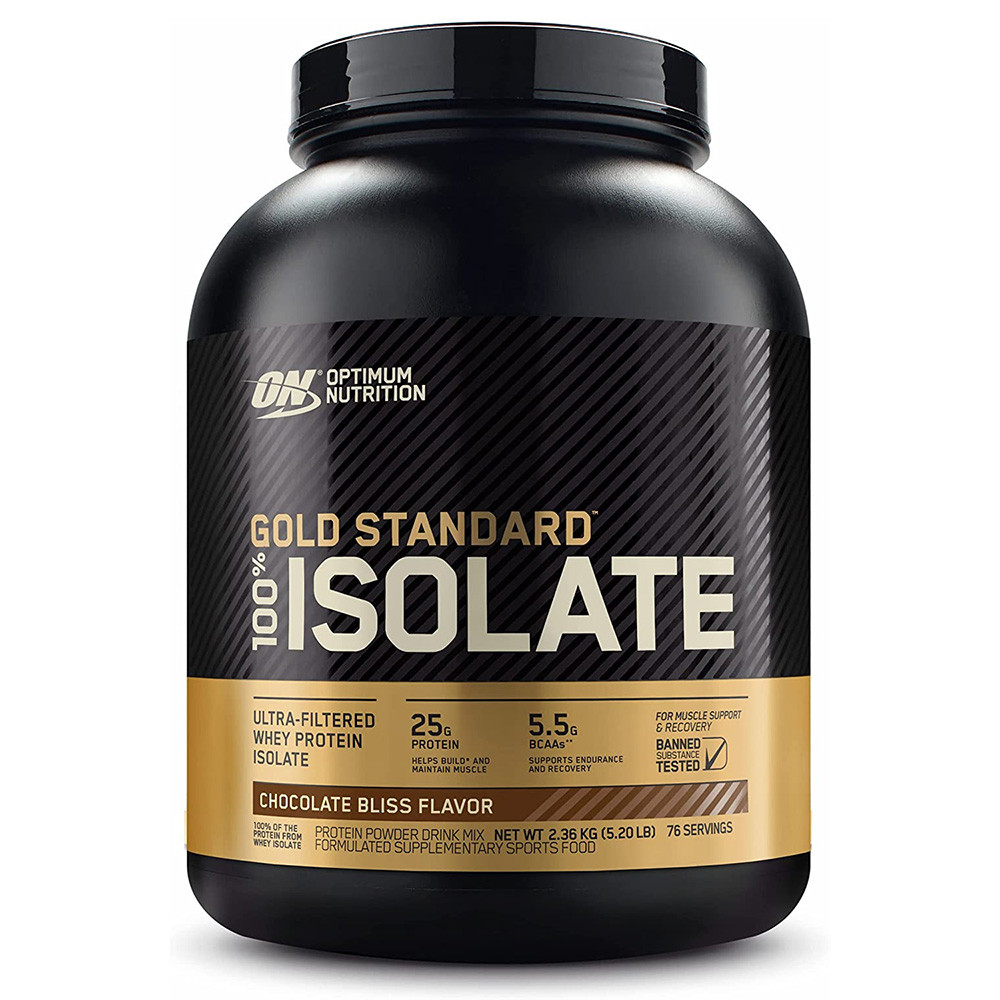 Optimum Nutrition Gold Standard 100% Isolate-76Serv.-2.36KG-Chocolate Bliss